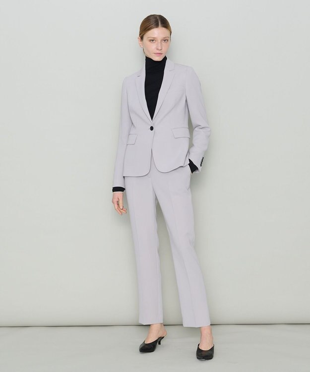 JOSEPH 【洗える】プランプトフルー　テーパードトラウザーズ Light grey