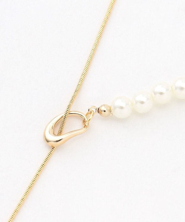 ANY ラリエットネックレス ライトゴールド