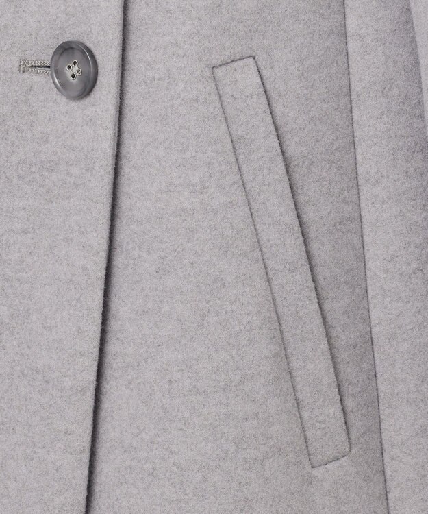 ANY SIS ウールライクノーブルチェスター コート ライトグレー