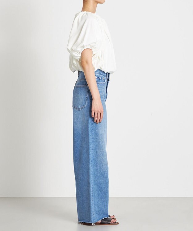 NAVE 【Nave　洗える】デニム ワイドパンツ スカイブルー系