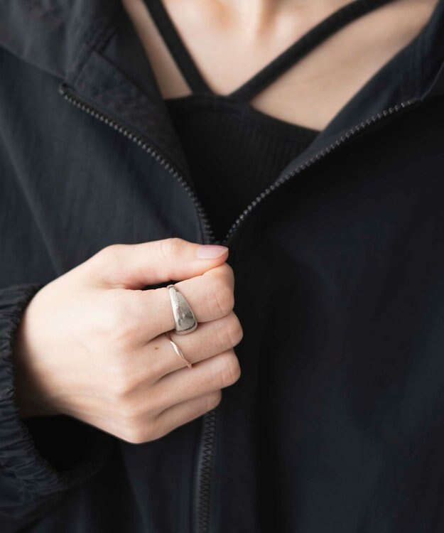 WEGO ショートナイロンブルゾン ブラック