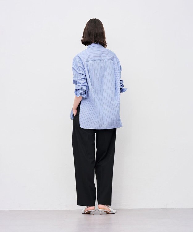 uncrave TRツイル ベーシックトラウザー ブラック