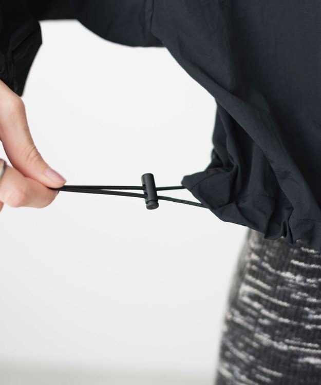 WEGO ショートナイロンブルゾン ブラック