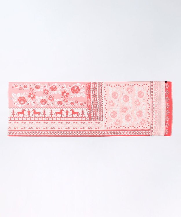 ORuKuBET 【オンワード・クローゼット限定】ミックスパターンストール レッド