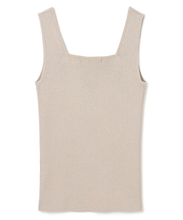 UNFILO ラメリブタンクトップ ゴールド