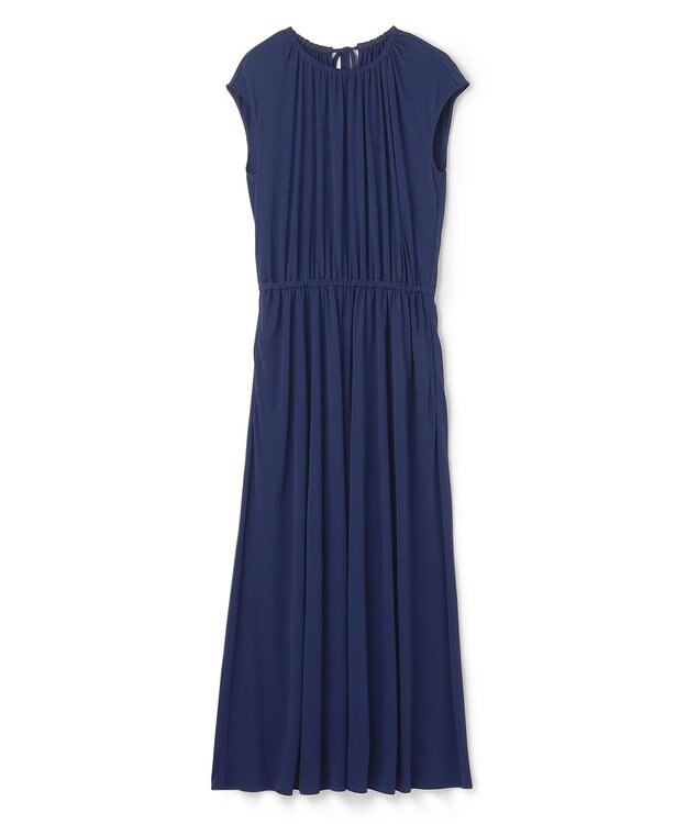 BEIGE， MELLE / ジャージードレス Ink blue