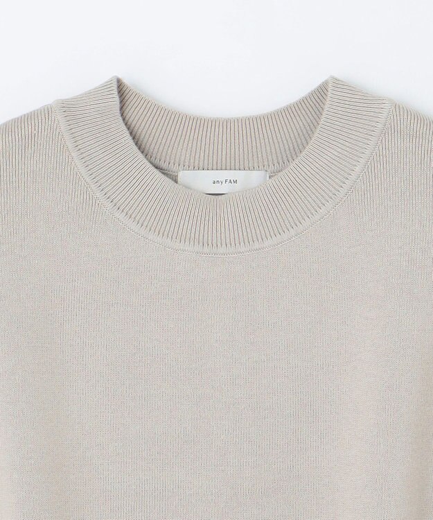 ANY 【洗濯機可】スリットニットベスト サンドベージュ