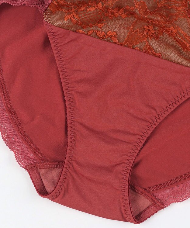 Wing ショーツ KB2004とペア 【マッチミーブラ】 はきこみ丈ふつう KF2304 ウイング／ワコール エンジ