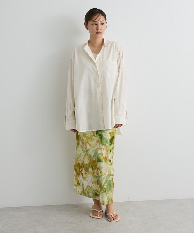 CRAFT STANDARD BOUTIQUE バンドカラーシャツ Off White