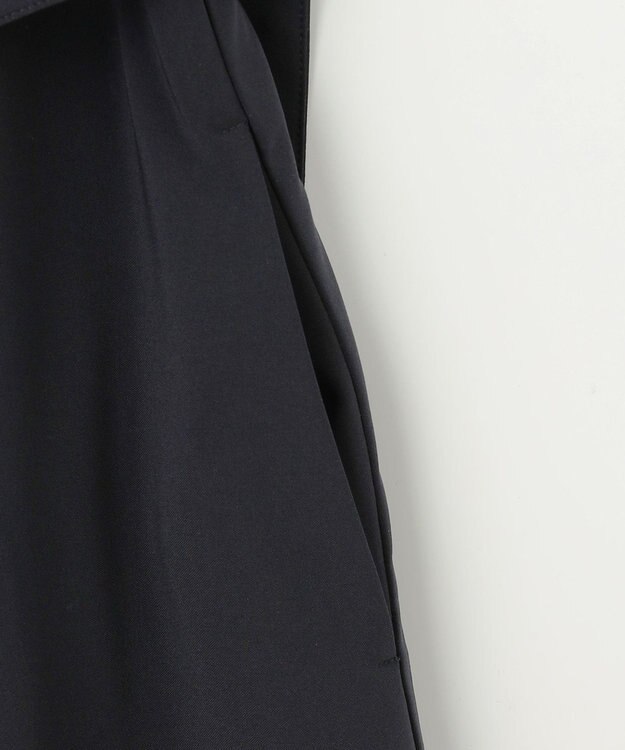 ANY SIS 【洗える】セレモニーダブルクロス ワンピース ネイビー