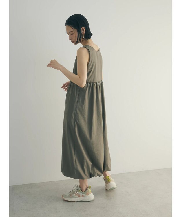 Green Parks armonia.バルーンワンピース Khaki