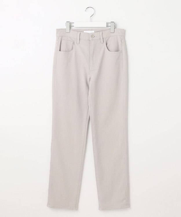 自由区 【XSサイズ～/洗える】USUKARU DENIM ヴィンテージストレート デニムパンツ ベージュ系