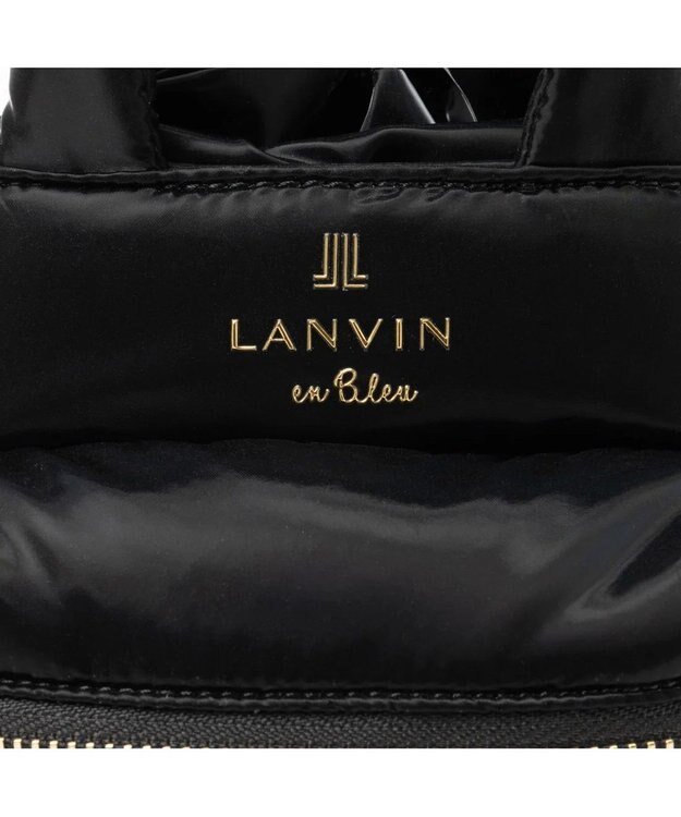 LANVIN en Bleu ボンボン 2wayミニショルダーバッグ ブラック