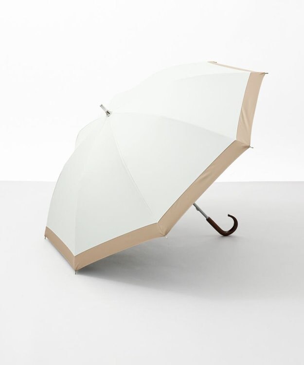 AURORA 【WEB限定】 バイカラー晴雨兼用長傘 オフホワイト