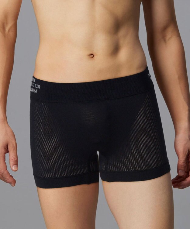 WACOAL MEN WACOAL MEN <N.HOOLYWOOD TPES>コラボ 【PANTS HOLIC】 ボクサーパンツ ワンサイズ(S-LL) 適度なフィット感 立体成型 前閉じ 下着 メンズ WT3624 /ワコールメン ブラック