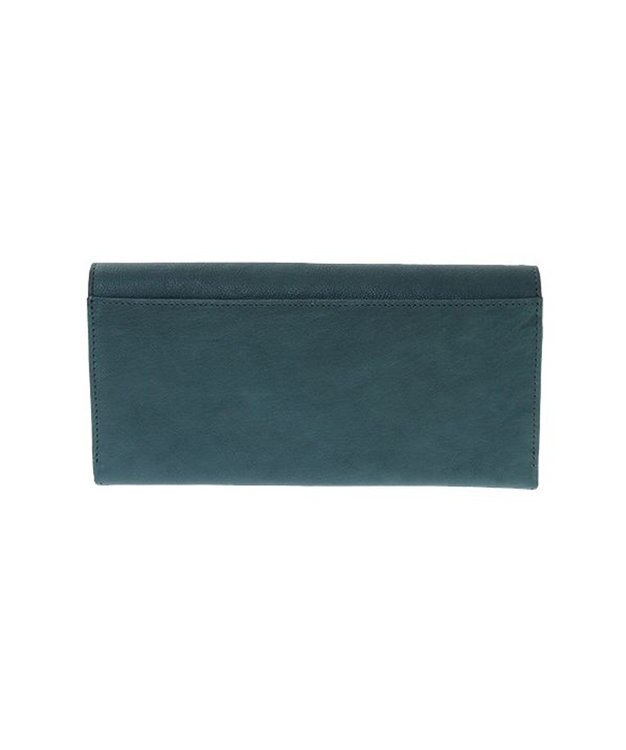 genten 【新色】フレスコ フラップ長財布 グリーン