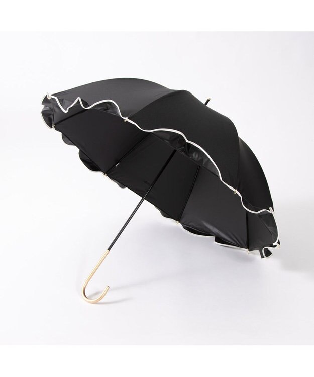 UNBILLION カシュネ cachenez / 【晴雨兼用】【日傘】 【UV カット率99.999.9％以上】PUへプラムバルーンショートパラソル ブラック