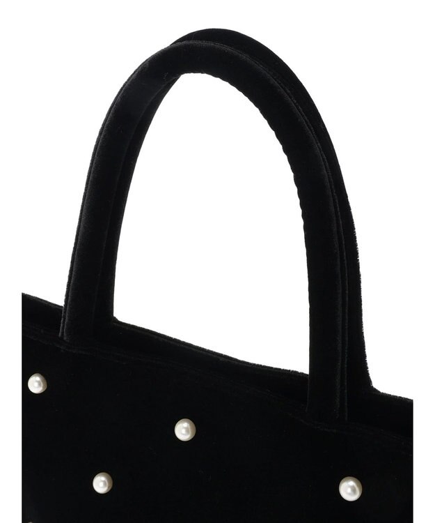 Green Parks ・ＴＯＲＣＨ　パールベロアバッグ Black