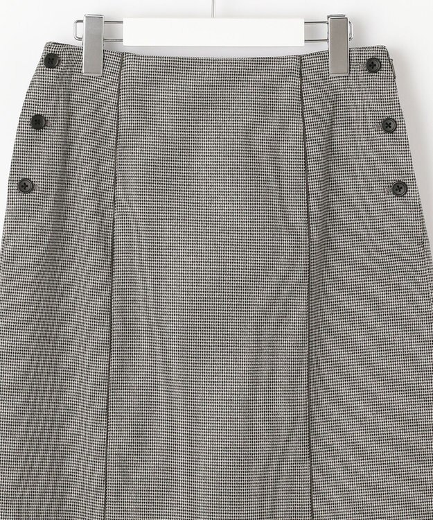 J.PRESS LADIES L 【洗える】Mixツイードチェック スカート ライトグレー系3