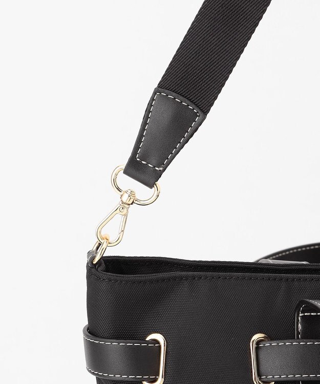 LA BAGAGERIE ベルテッド2WAYトート ブラック