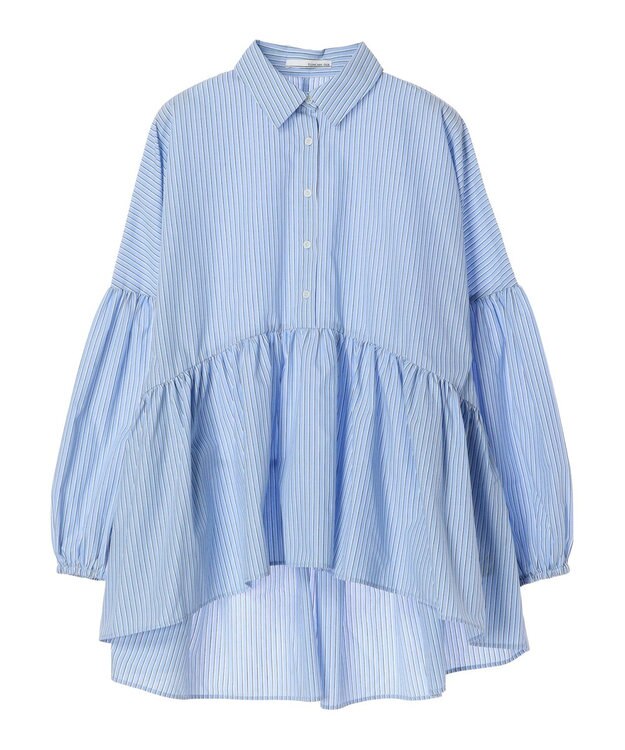 Green Parks ・ＥＬＥＮＣＡＲＥ　ＤＵＥ　ギャザーキリカエチュニック Sax