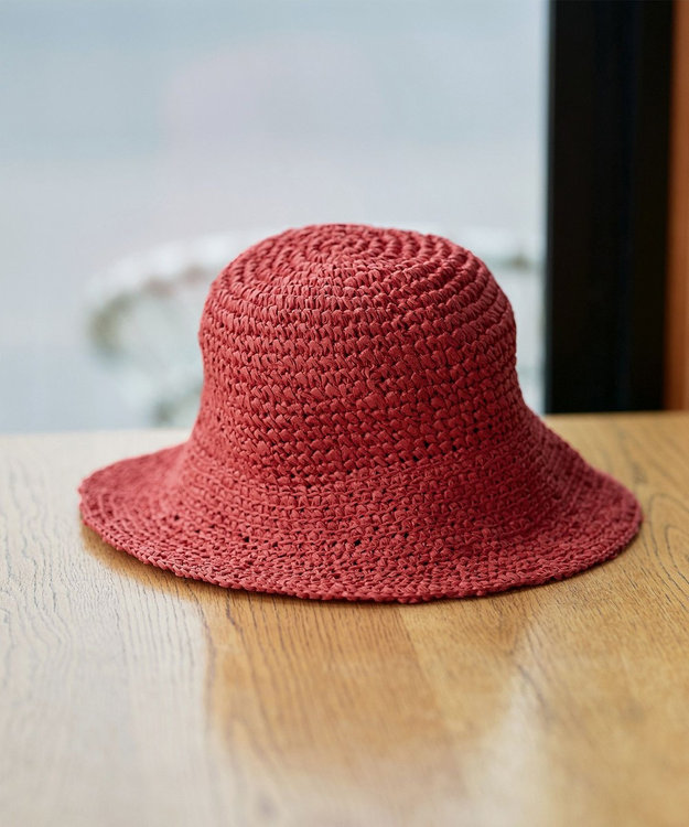 Tiaclasse ペーパーバケットハット レッド