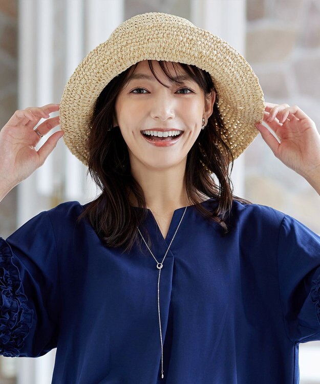 Tiaclasse ペーパーバケットハット アイボリー