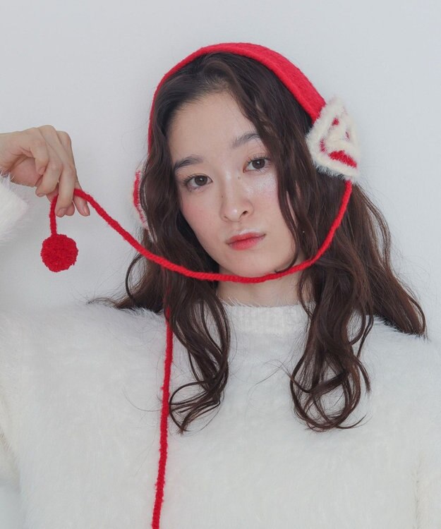 WEGO ハートニットイヤーマフ