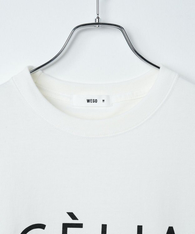 WEGO 【新色追加/手洗い可/綿100%/MLXLサイズ】クルーネックプリントTシャツ 柄14