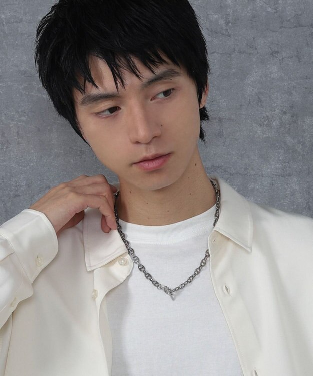 WEGO Mステンレスマンテルチェーンネックレス 柄4