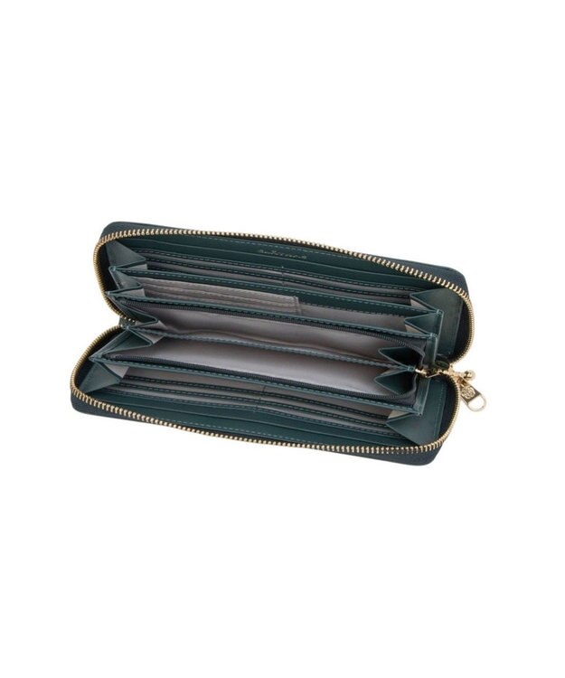 CLATHAS デフィ ラウンド長財布 グリーン