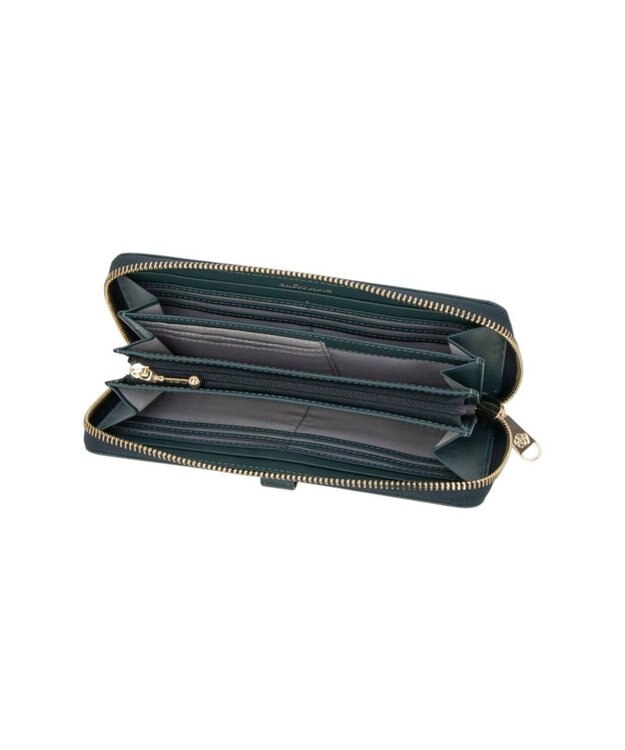 CLATHAS デフィ ラウンド長財布 グリーン