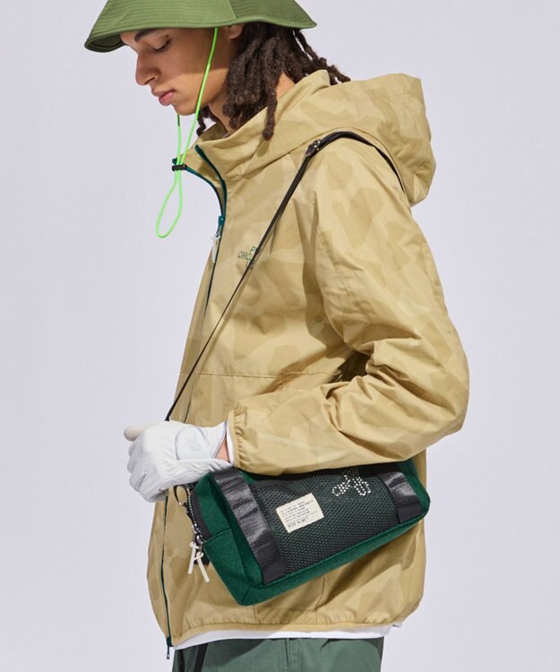 PW CIRCULUS 【UNISEX】PWロゴカートポーチ ゴルフ グリーン系