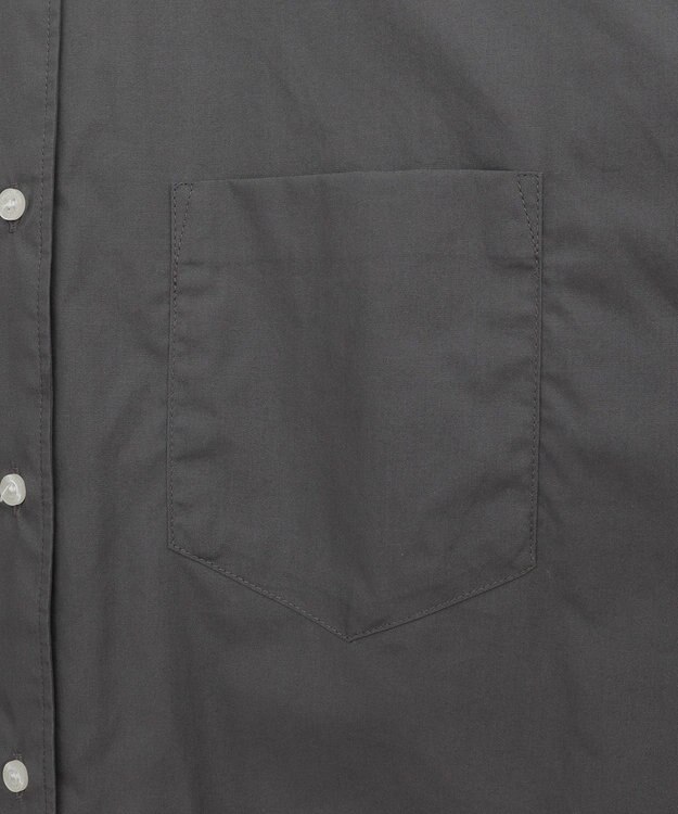 CRAFT STANDARD BOUTIQUE バンドカラーシャツ Stripe Gray