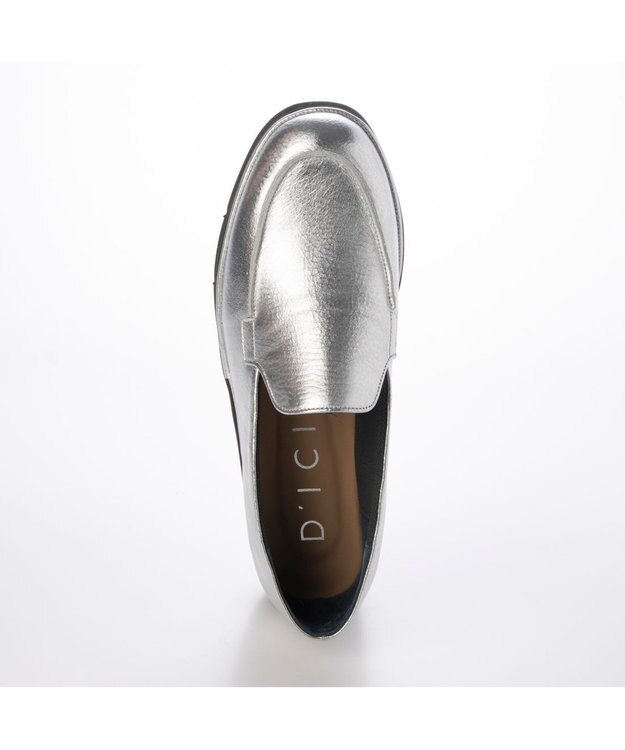 MODE ET JACOMO <D'ICI>厚底モカシューズ シルバー