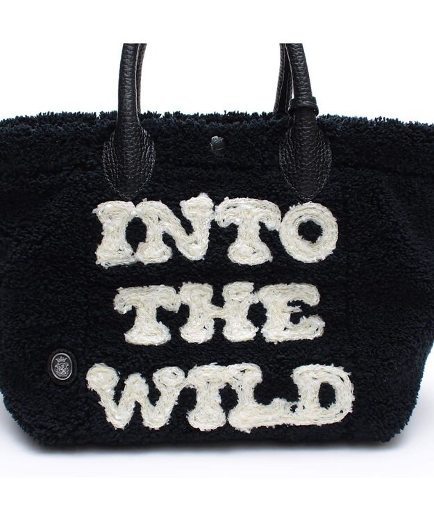 A.D.M.J. 【もこもこ】オスカー/コード刺しゅうキューブトート21cm(Dカン＋) PITCH BLACK