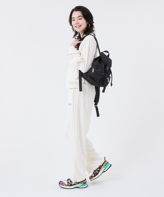 LeSportsac SMALL VOYAGER MH/ブラックサテンスナイデル ブラックサテンスナイデル