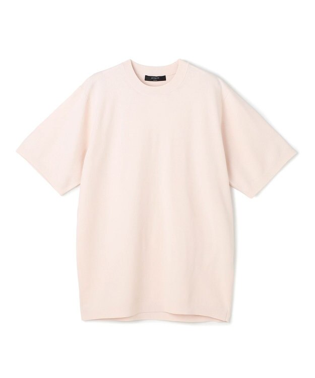 JOSEPH HOMME 【新色追加】リュクスレーヨン　クルーネック半袖ニット ライトアイボリー系