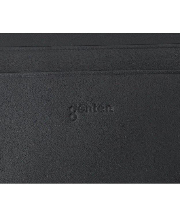 genten スマートウォレットⅡ 名刺入れ クロ