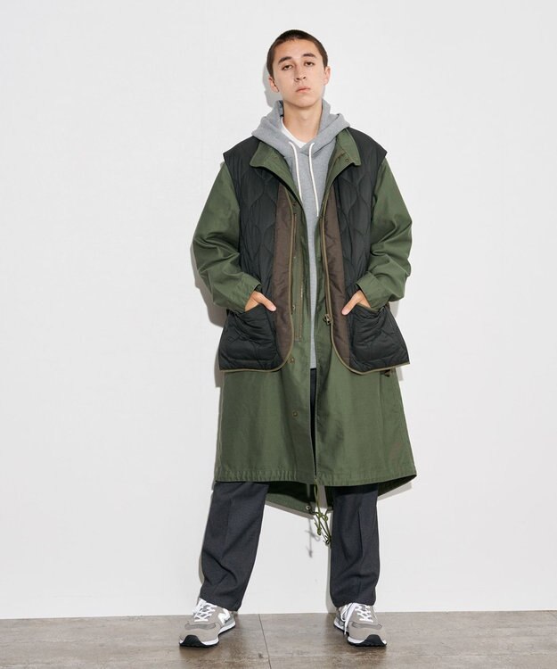 J.PRESS YORK STREET 【UNISEX】モッズコート カーキ系