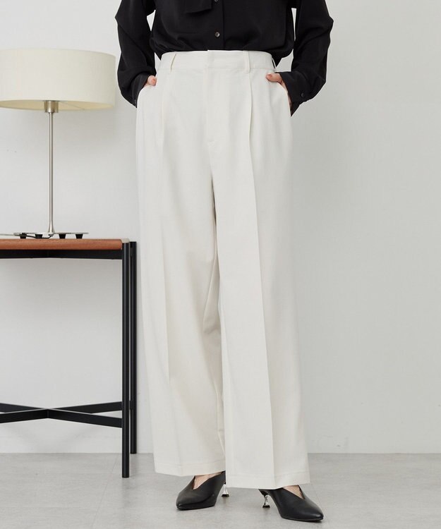 AMERICAN HOLIC 美・美・美ワイドパンツ Ivory