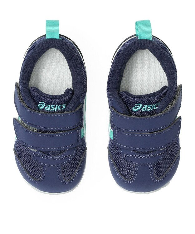 ASICS WALKING アイダホ BABY 5 ネイビーブルー×グリーン