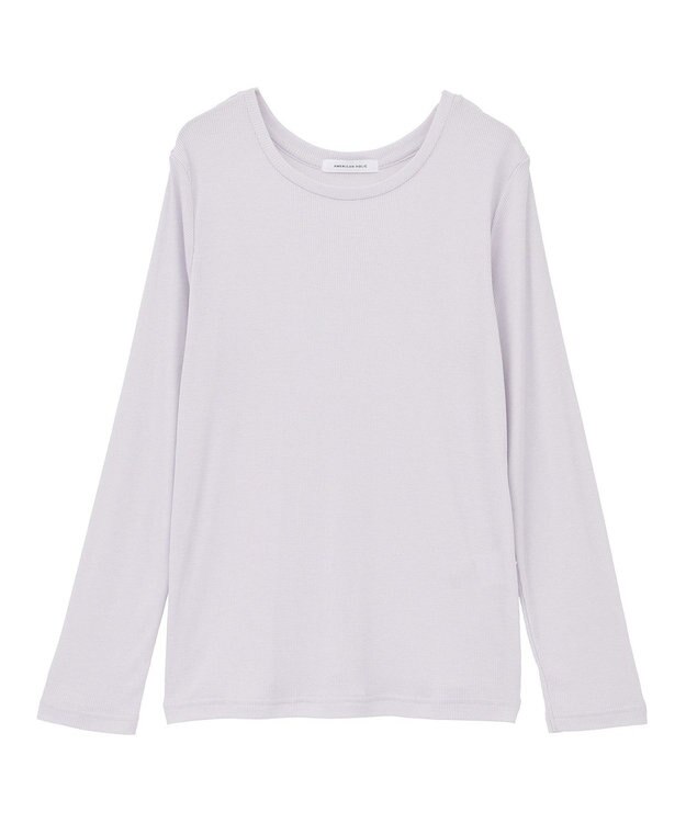 AMERICAN HOLIC シアーリブプルオーバー Lilac