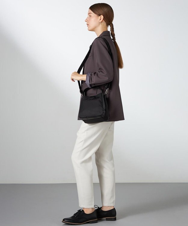 Y'SACCS スクエアすっきりトート SSサイズ ブラック