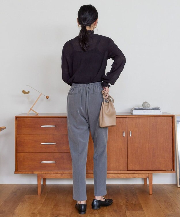 AMERICAN HOLIC マジョリカプリーツハイネックブラウス Black