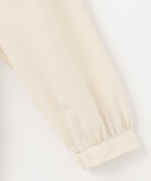 J.PRESS LADIES L 【洗える】80/1スパンタイプライター ノーカラー ブルゾン ベージュ系