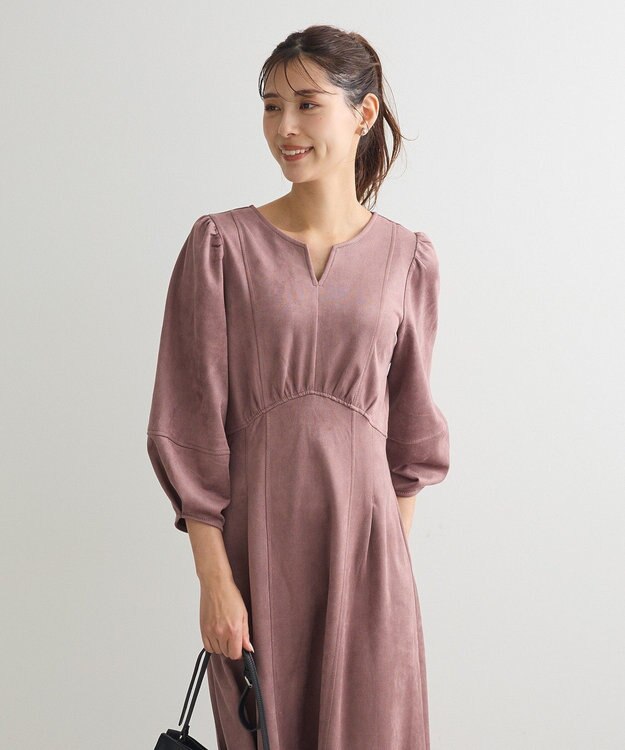 Green Parks ・ＥＬＥＮＣＡＲＥ　ＤＵＥ　スエードポンチタックワンヒ Pink