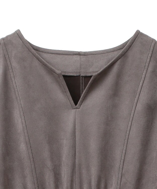 Green Parks ・ＥＬＥＮＣＡＲＥ　ＤＵＥ　スエードポンチタックワンヒ Gray Beige