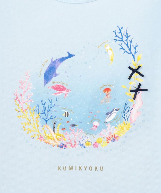 組曲 KIDS 【150-160㎝】ENOSUI Dream Tシャツ サックスブルー系