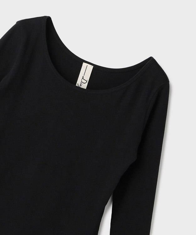 GRACE CONTINENTAL テレコカットトップ ブラック